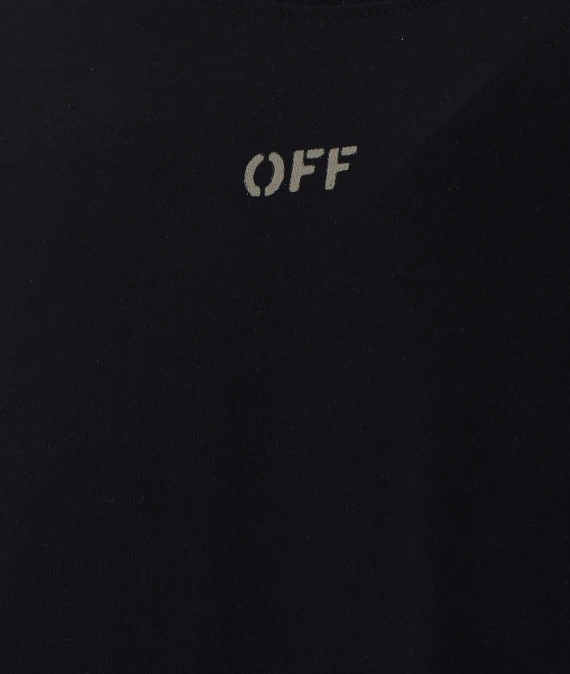 Black Negative Arrow T-Shirt Off White