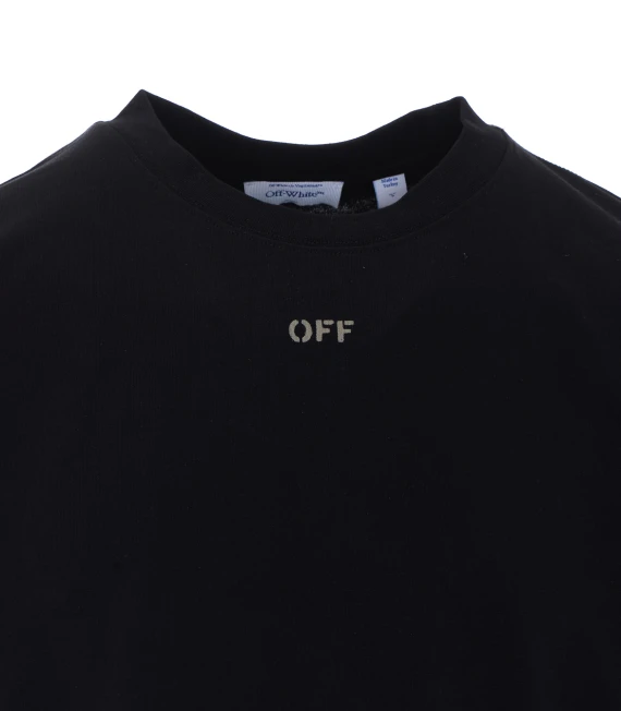 Black Negative Arrow T-Shirt Off White