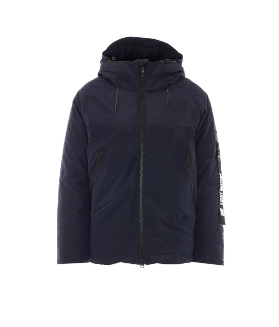 Giacca imbottita con cappuccio blu scuro Outhere