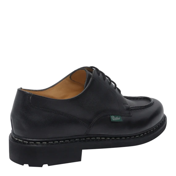 Derby Chambord in pelle nera Paraboot