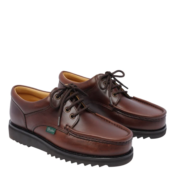 Scarpe stringate basse marroni Paraboot
