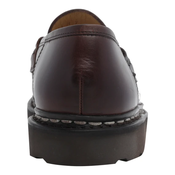 Reims burgundy loafers Paraboot