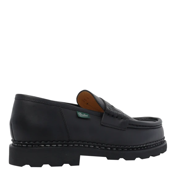 Mocassini neri in pelle di vitello Paraboot