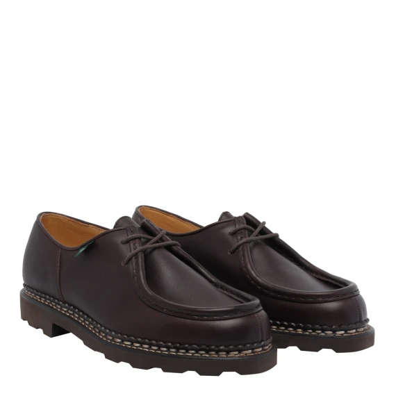 Scarpe basse stringate marroni Paraboot