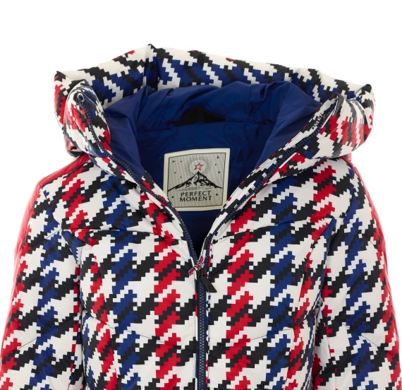Multicolor down jacket PERFECT MOMENT