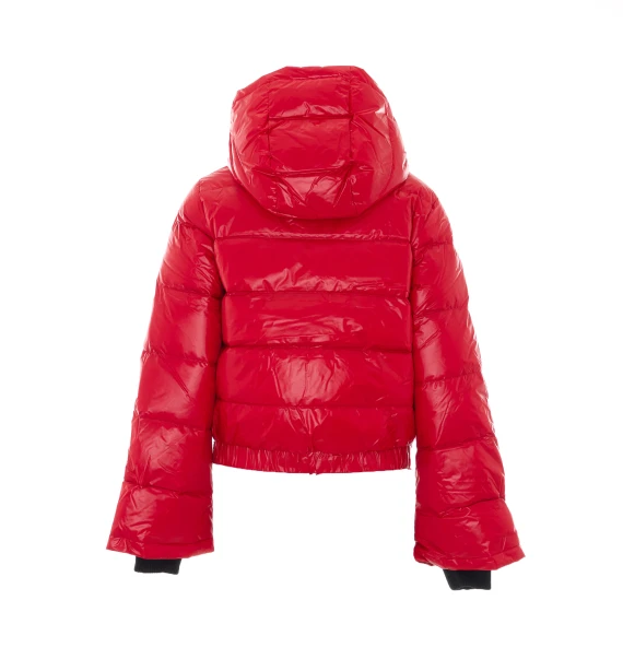 Polar Flare red down jacket PERFECT MOMENT