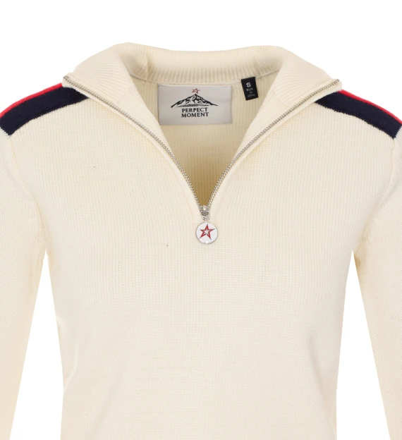 Maglia bianca in lana PERFECT MOMENT