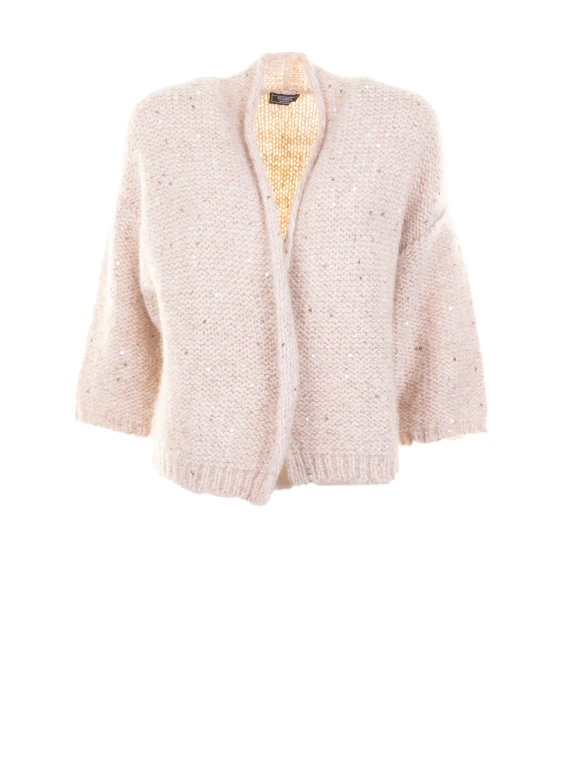 Cardigan beige donna