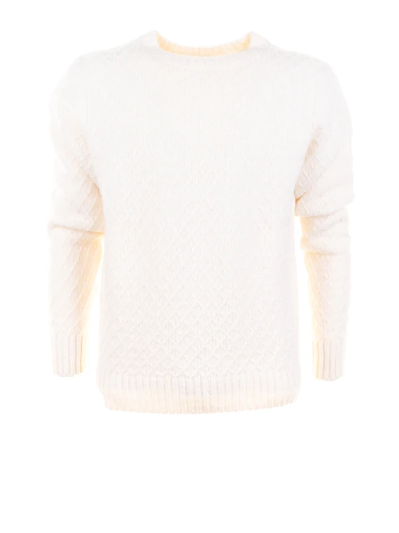 Maglia girocollo bianco