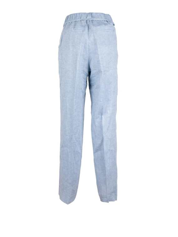 Pantaloni Azzurro Polvere