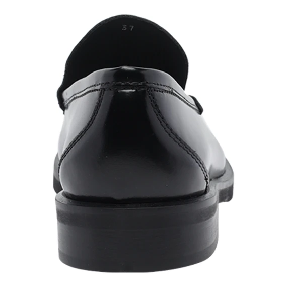 Black Dannie Loafers Flat Shoes