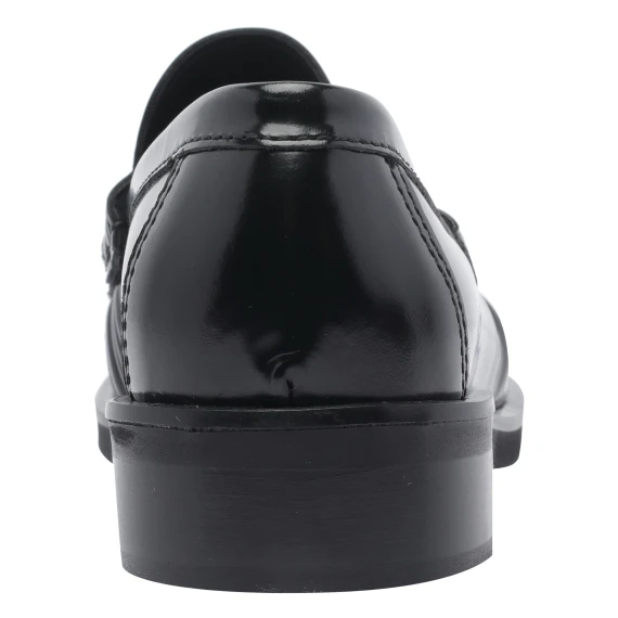 Black Leona Loafers Flat Shoes