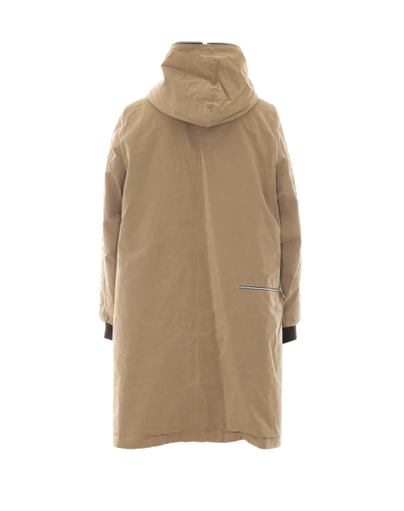 Parka beige con cappuccio e zip Pret Pour Partir