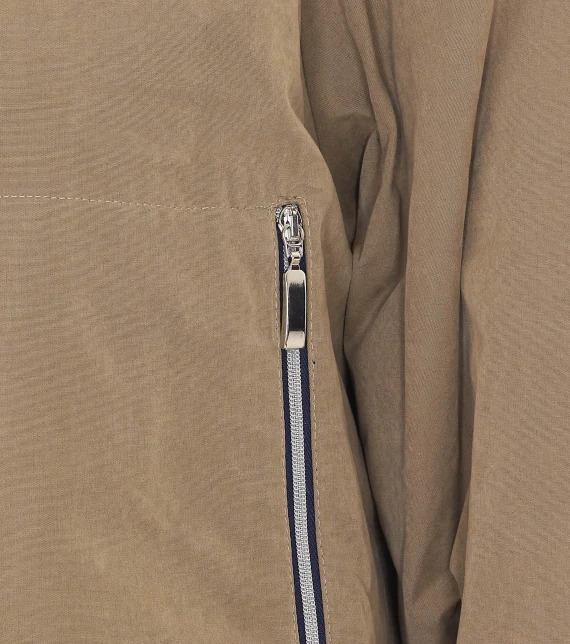 Parka beige con cappuccio e zip Pret Pour Partir