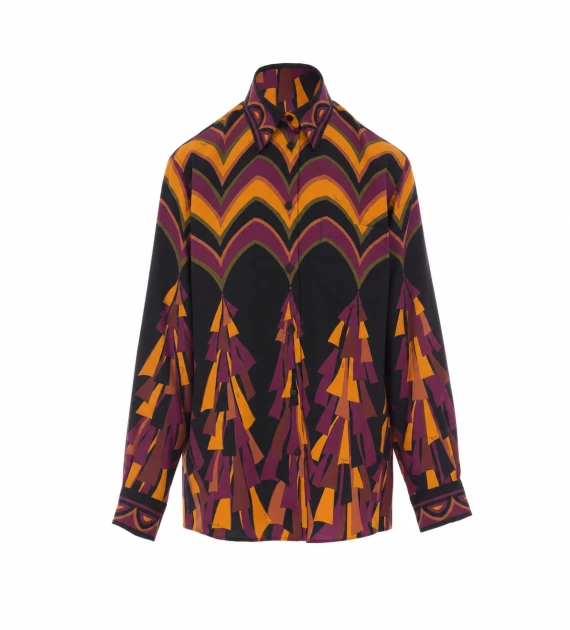 Camicia multicolor