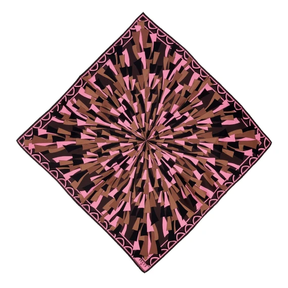 Foulard quadrato multicolore Baiadera