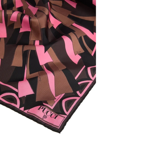 Foulard quadrato multicolore Baiadera Pucci