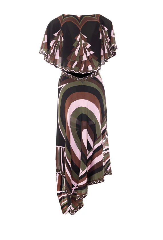 Iride and Baiadera silk dress Pucci