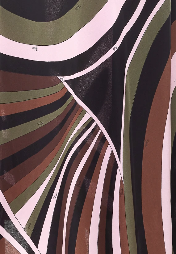 Iride and Baiadera silk dress Pucci