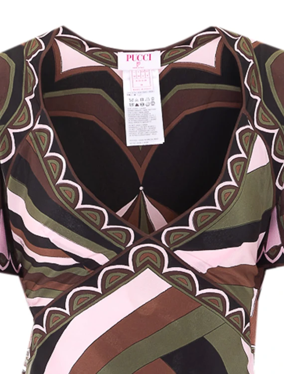 Iride and Baiadera silk dress Pucci