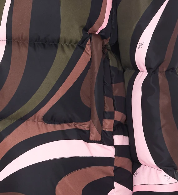 Multicolor down jacket Pucci