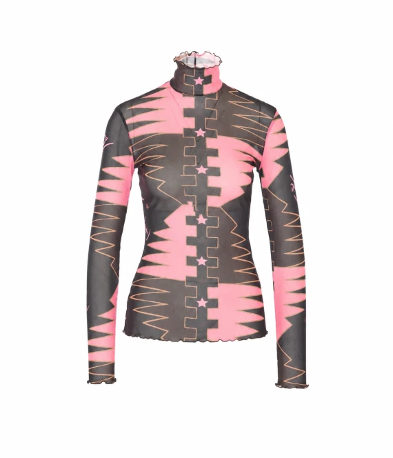 Top in tulle multicolore Pucci