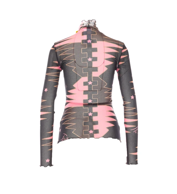 Multicolour tulle top Pucci