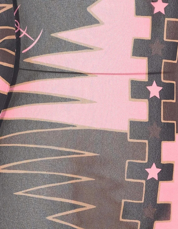 Multicolour tulle top Pucci