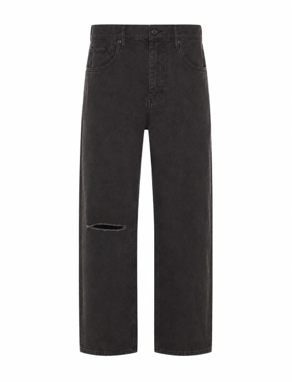 Purple Chocolate Jeans with Buttons Closure Purple Brand