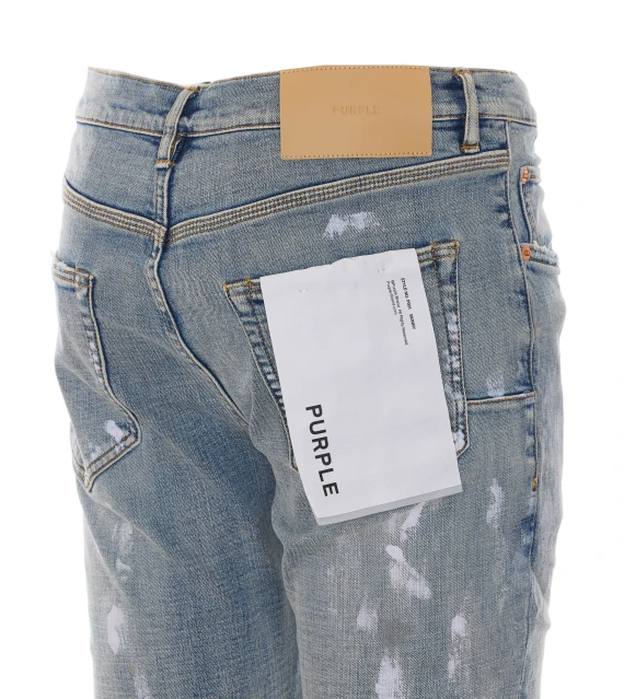 Purple Light Indigo Jeans