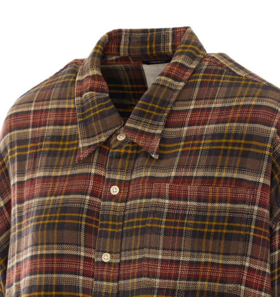 Brown checked shirt R13