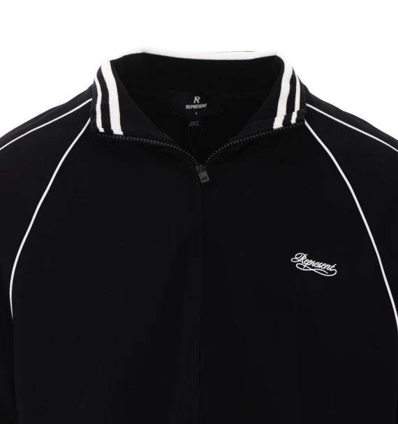 Black Tracksuit Zip Sweatshirt Represent