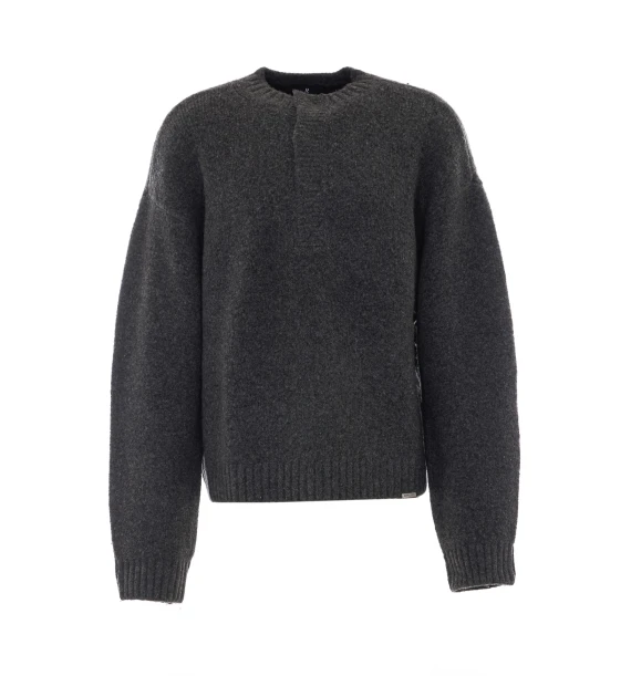 Grey Ramone Knit Sweater Represent