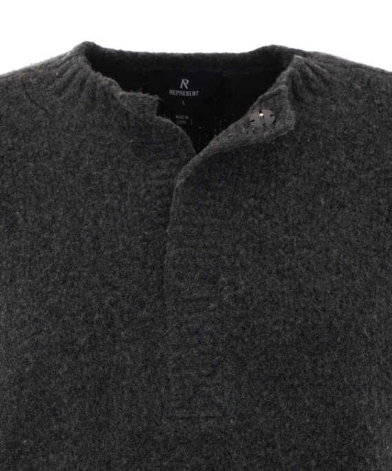 Grey Ramone Knit Sweater Represent