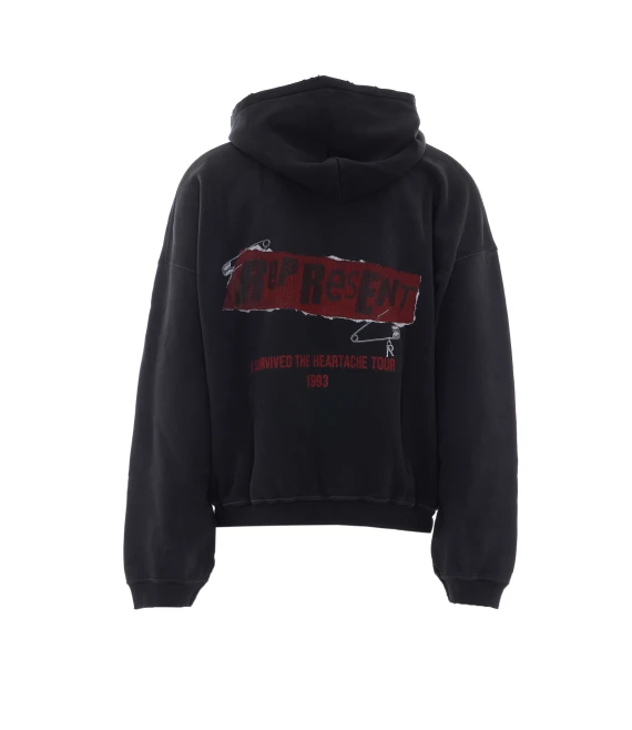 Vintage Black Ransom Hoodie Sweaters Represent