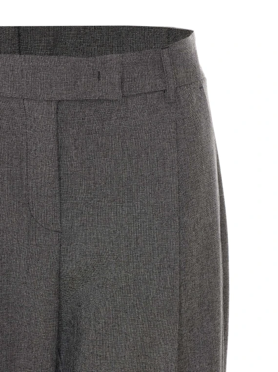 Grey straight-leg trousers RUE DU BAC