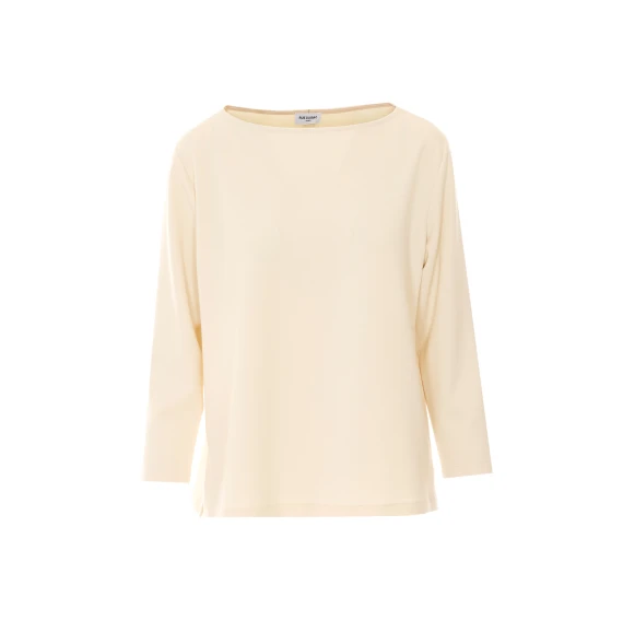 Blusa bianca con scollo a barchetta RUE DU BAC