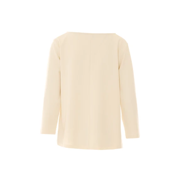 White boat-neck blouse RUE DU BAC