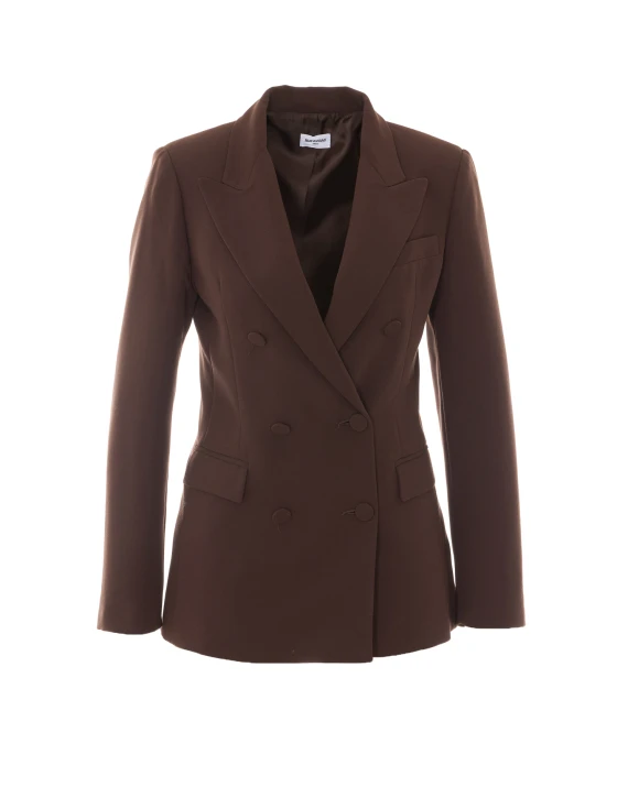 Blazer doppiopetto marrone scuro RUE DU BAC
