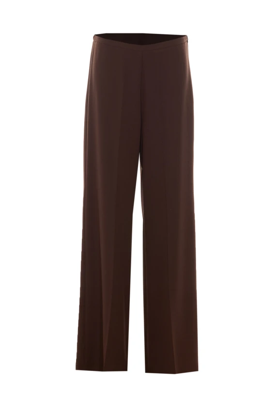 Pantaloni lunghi marrone scuro svasati RUE DU BAC