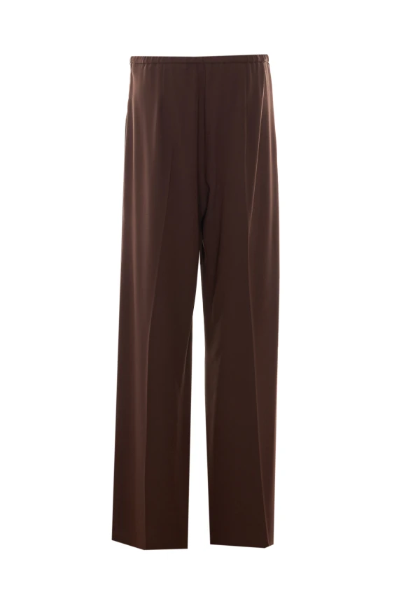 Dark brown flared trousers RUE DU BAC