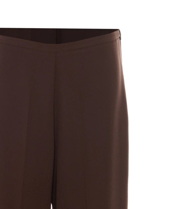 Dark brown flared trousers RUE DU BAC