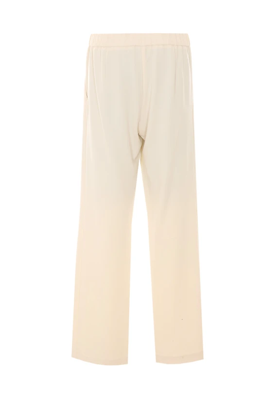 White wide-leg trousers RUE DU BAC