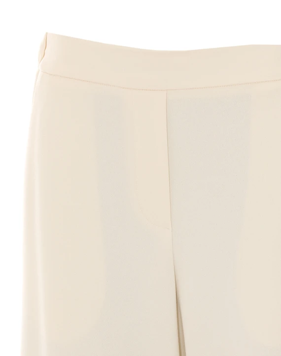 White wide-leg trousers RUE DU BAC
