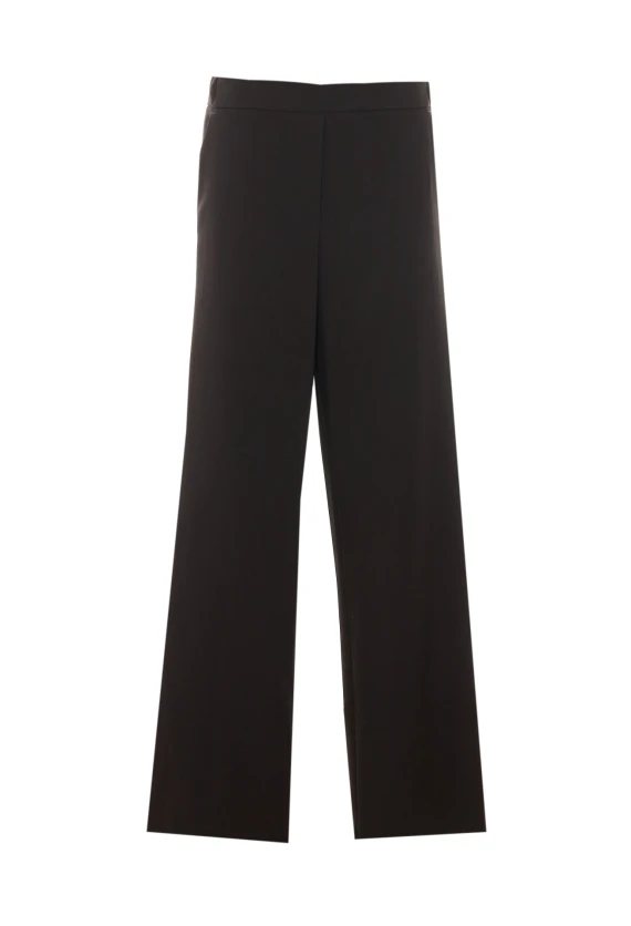 Pantaloni lunghi neri a gamba ampia RUE DU BAC