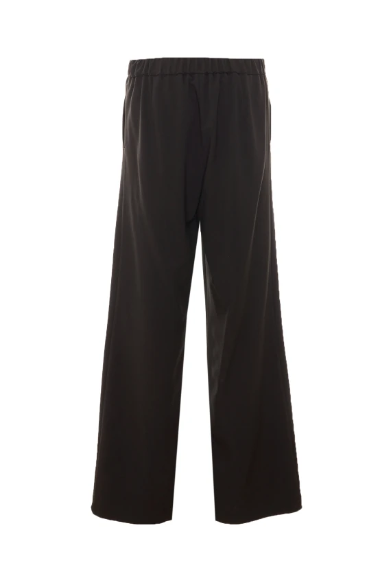 Black wide-leg trousers RUE DU BAC