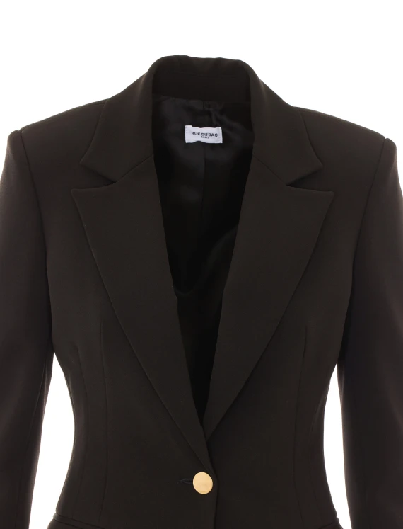 Black single-breasted blazer RUE DU BAC