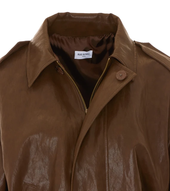 Bomber marrone in poliuretano RUE DU BAC