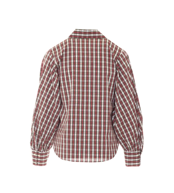 Camicia a quadri rossa RUE DU BAC