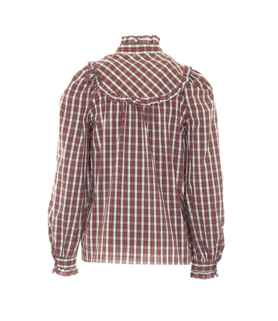 Camicia rossa a quadri RUE DU BAC